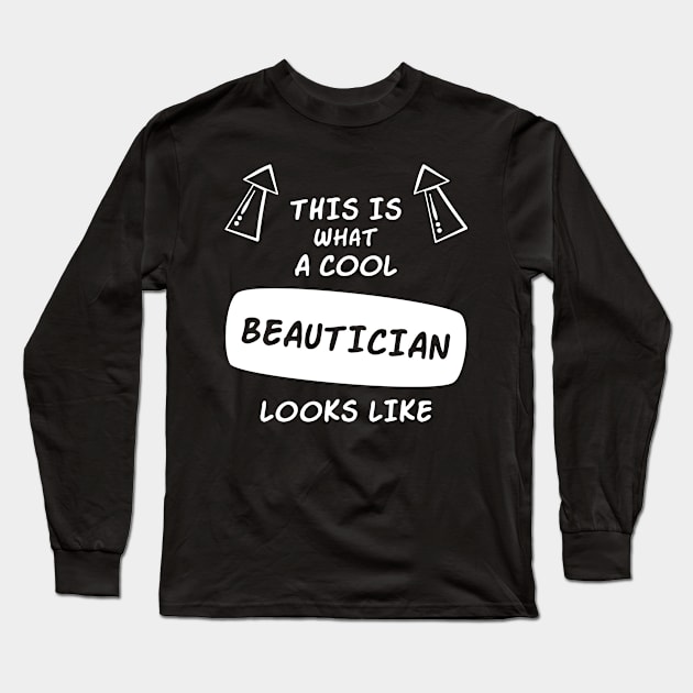 beautician Long Sleeve T-Shirt by LeonAd